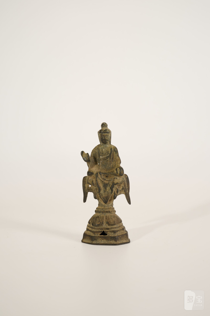 Lot915 明 铜释迦牟尼 - 图2